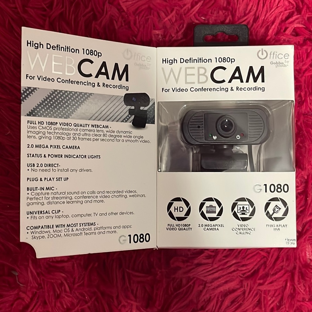 Full HD 1080p video quality webcam